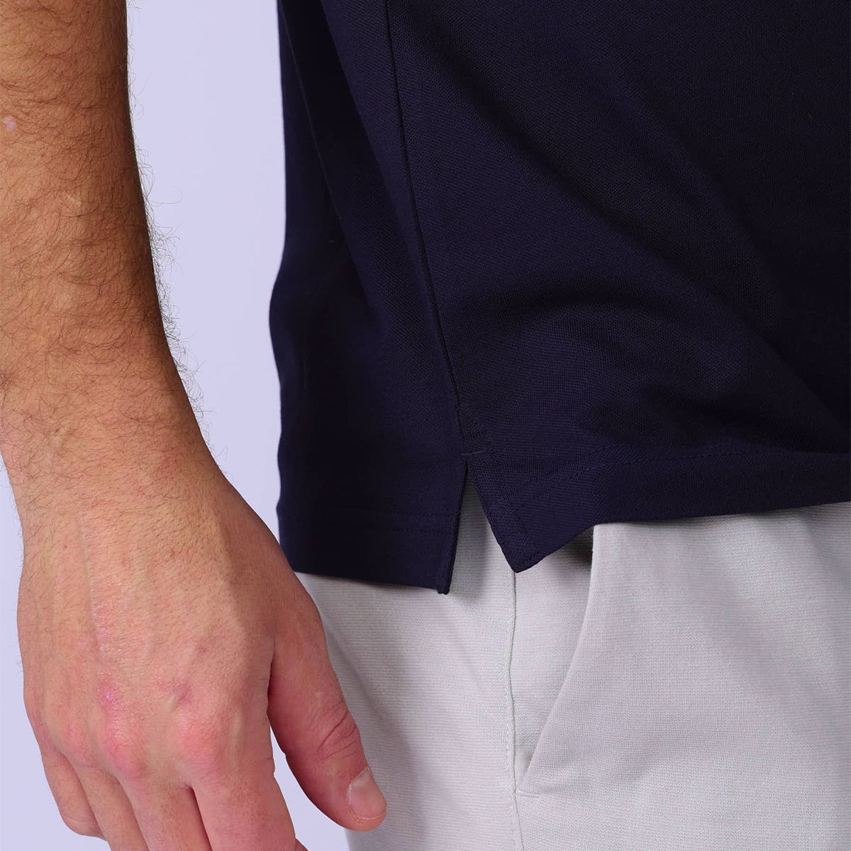 Polo sport Gerrie bleu marine, MISE AU GREEN