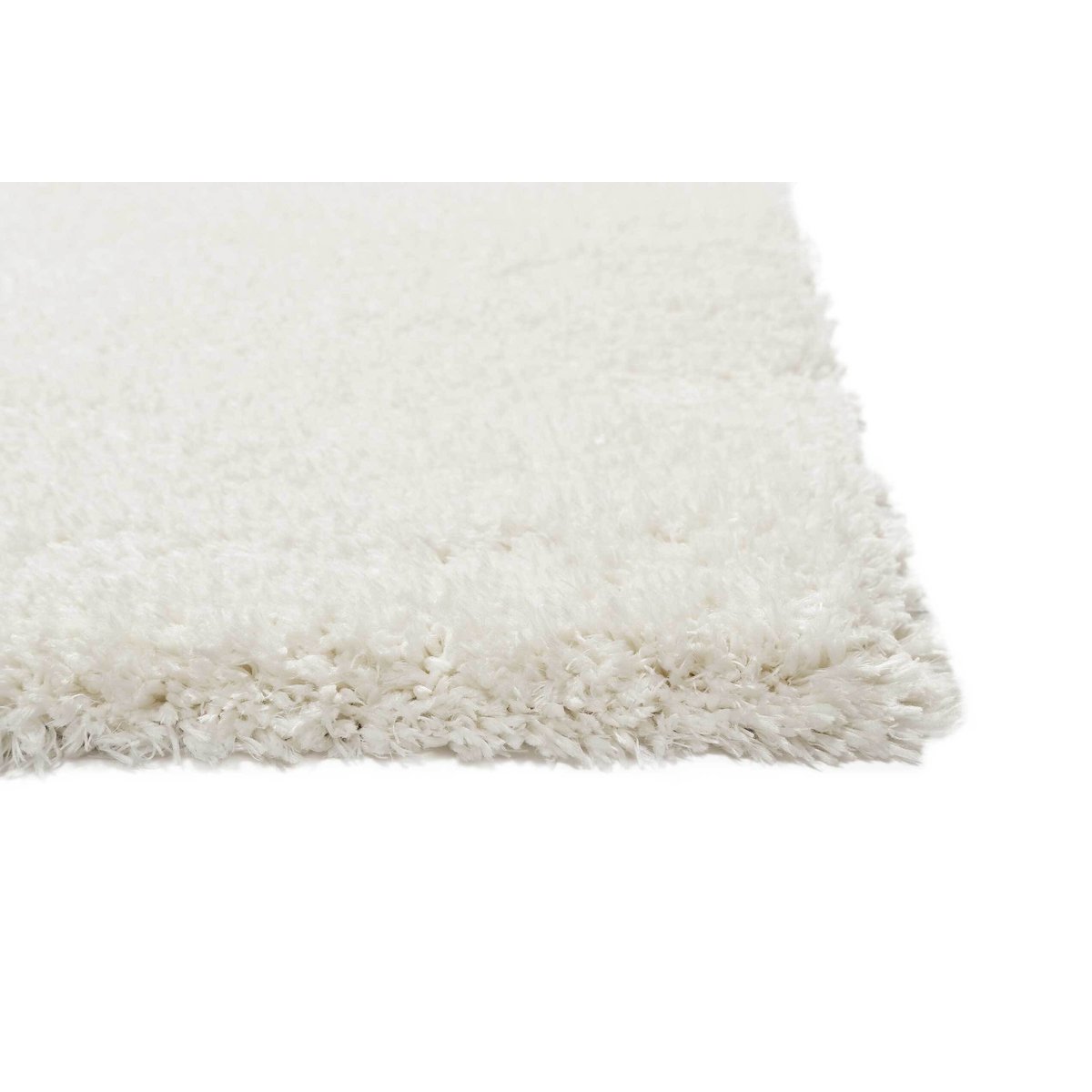 Tapis shaggy, aspect laineux , SMILLA blanc creme, WECON HOME
