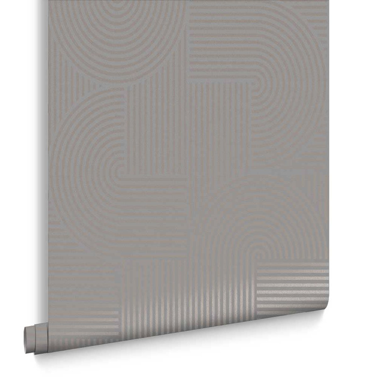 Papier peint Centra Taupe beige, GRAHAM ET BROWN