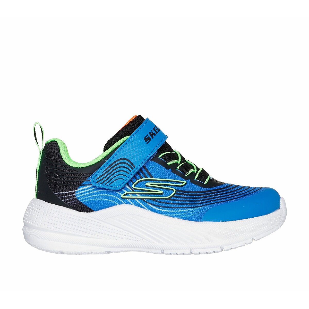 Basket MICROSPEC ADVANCE bleu, SKECHERS