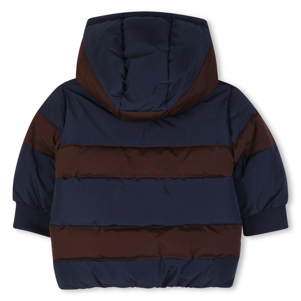 Doudoune à capuche bleu cargo, BOSS KIDSWEAR