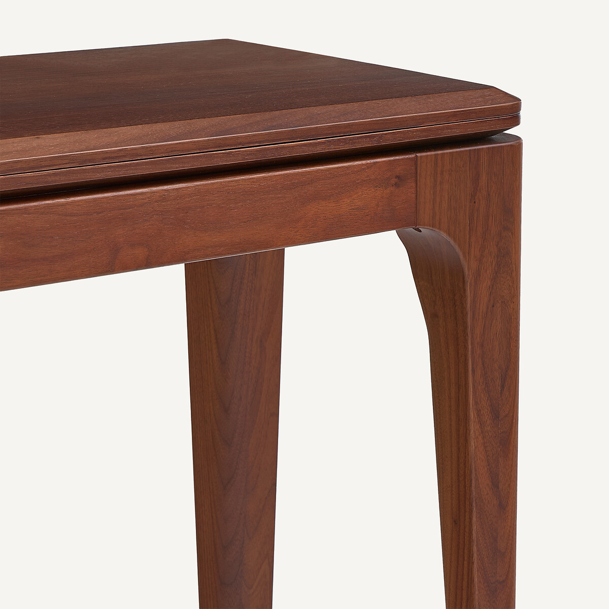 Console table extensible, en noyer massif et plaqué noyer, SANARA noyer, AM.PM