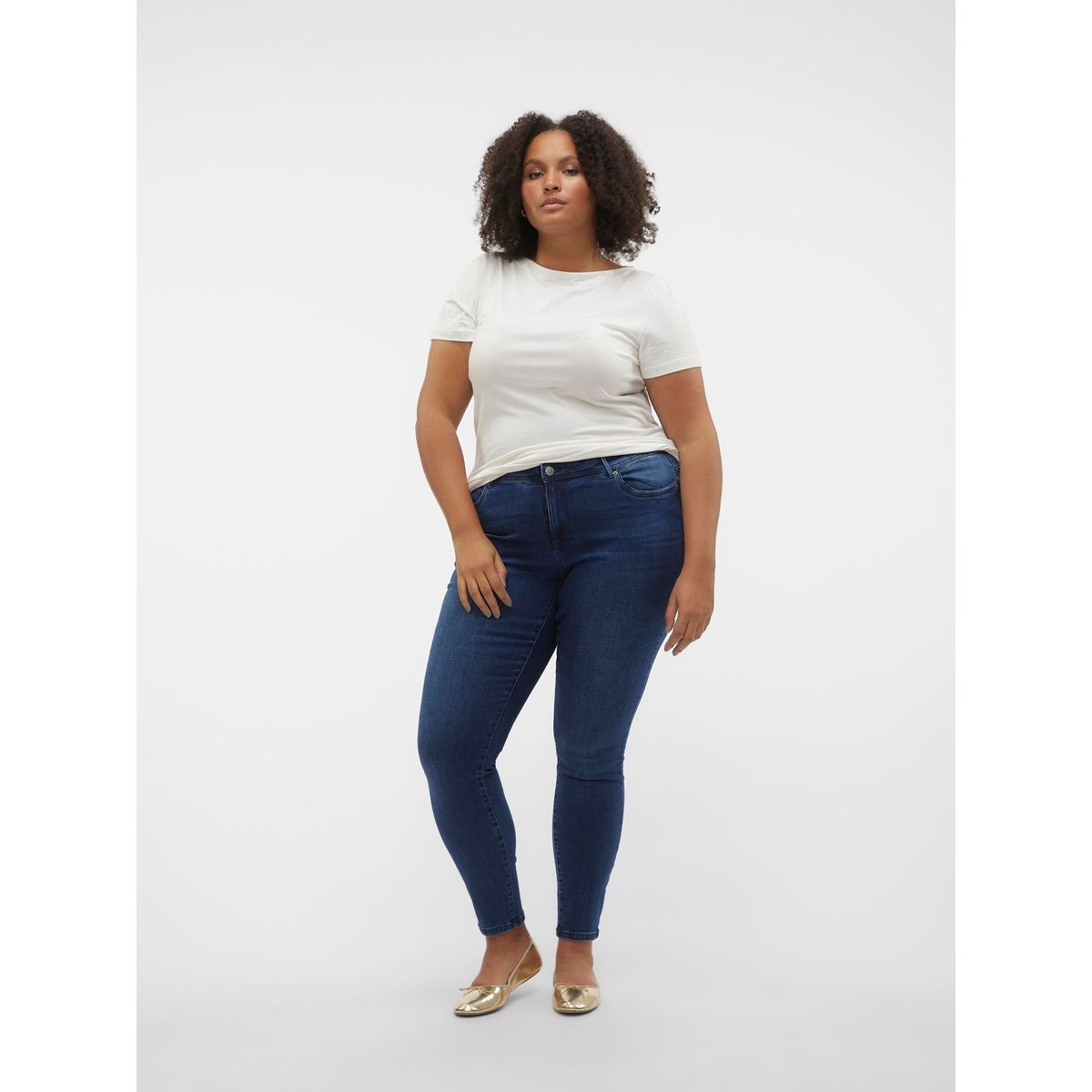 Jean Skinny dark blue denim, VERO MODA