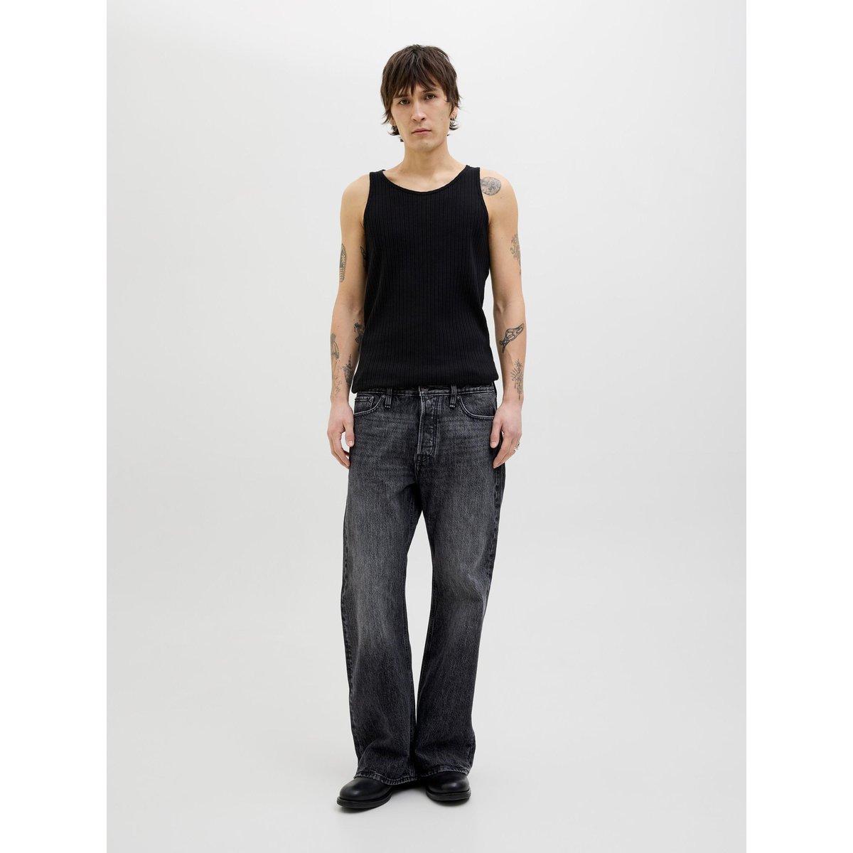 Jean Coupe Évasée black denim, JACK & JONES