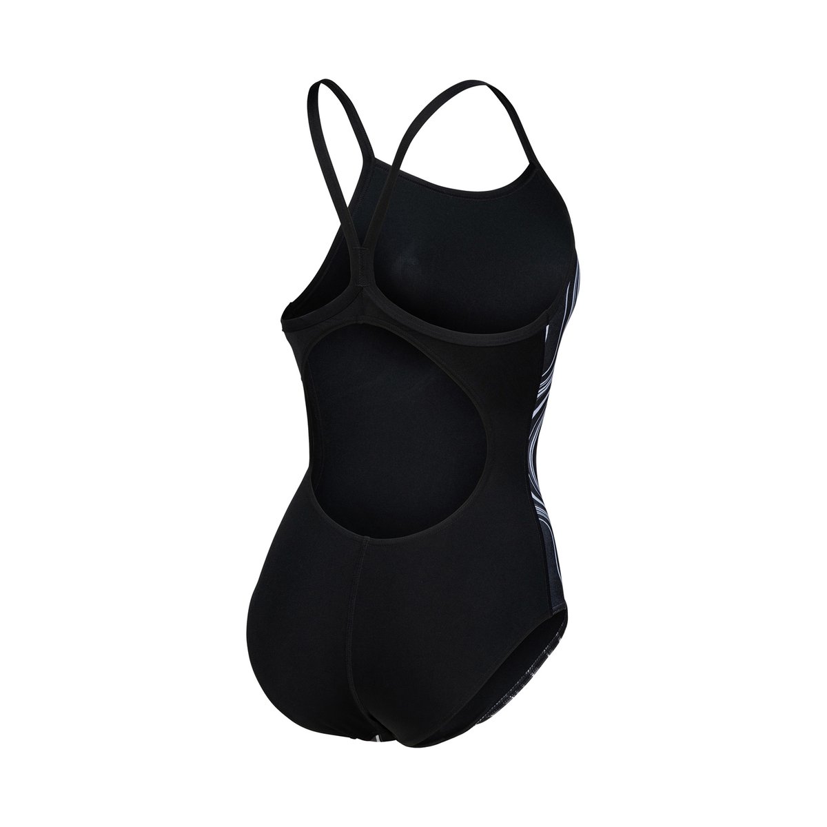 Maillot de bain sport Marbled Lightdrop Back black-black multi, ARENA