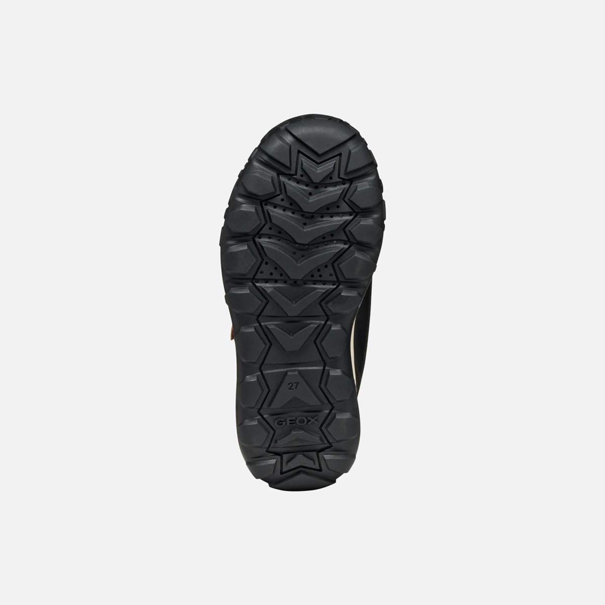 Bottes Et Bottines J TREKKYUP B ABX marron clair/noir, GEOX