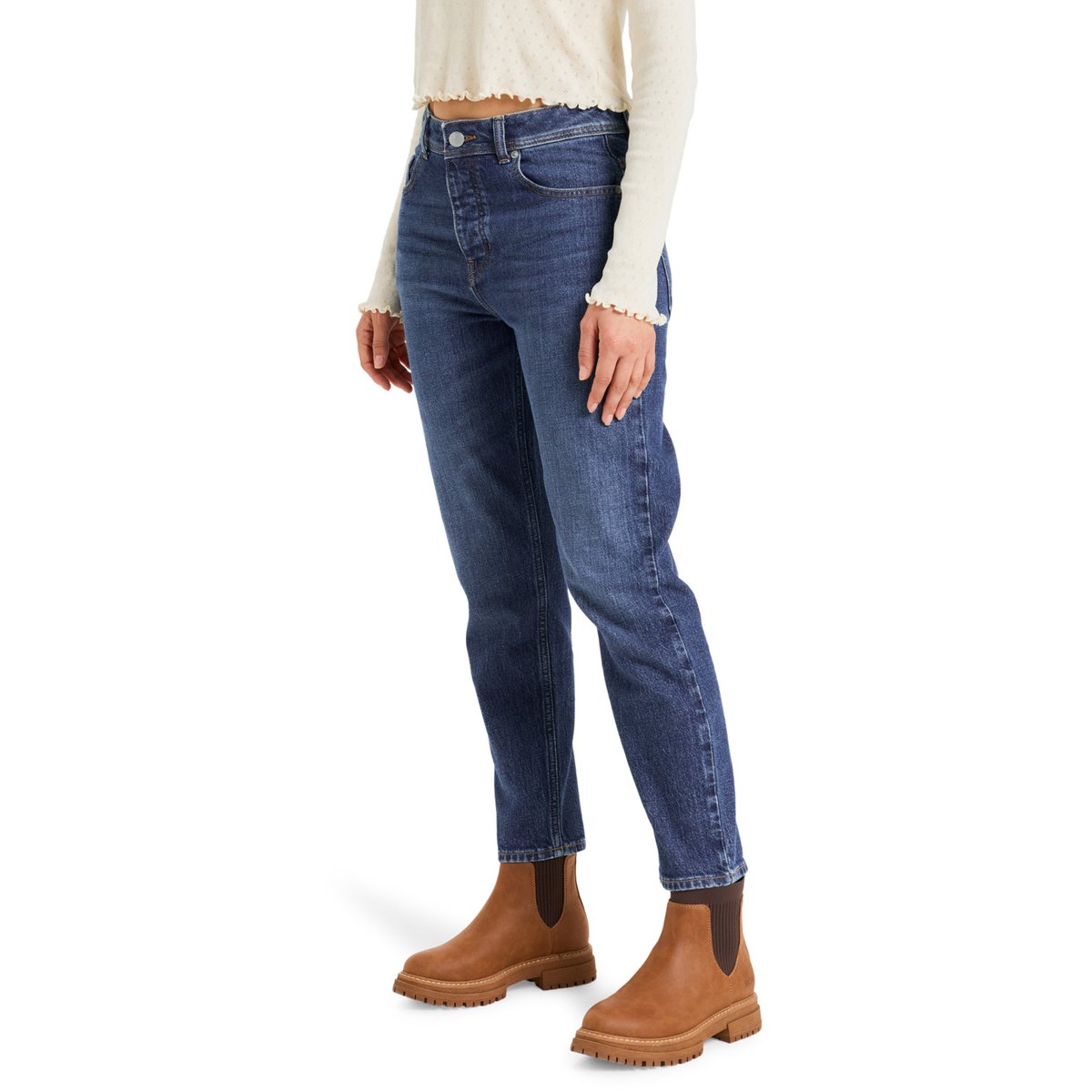 Jean droit en jean PATTI STRAIGHT MID. bleu medium blue, ROXY