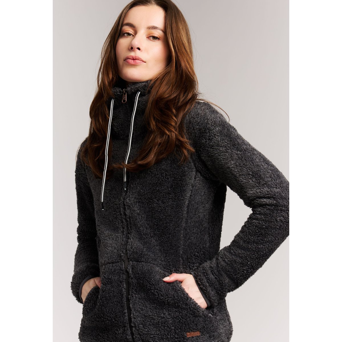 Haut entièrement zippé RIRI shadow grey, PROTEST
