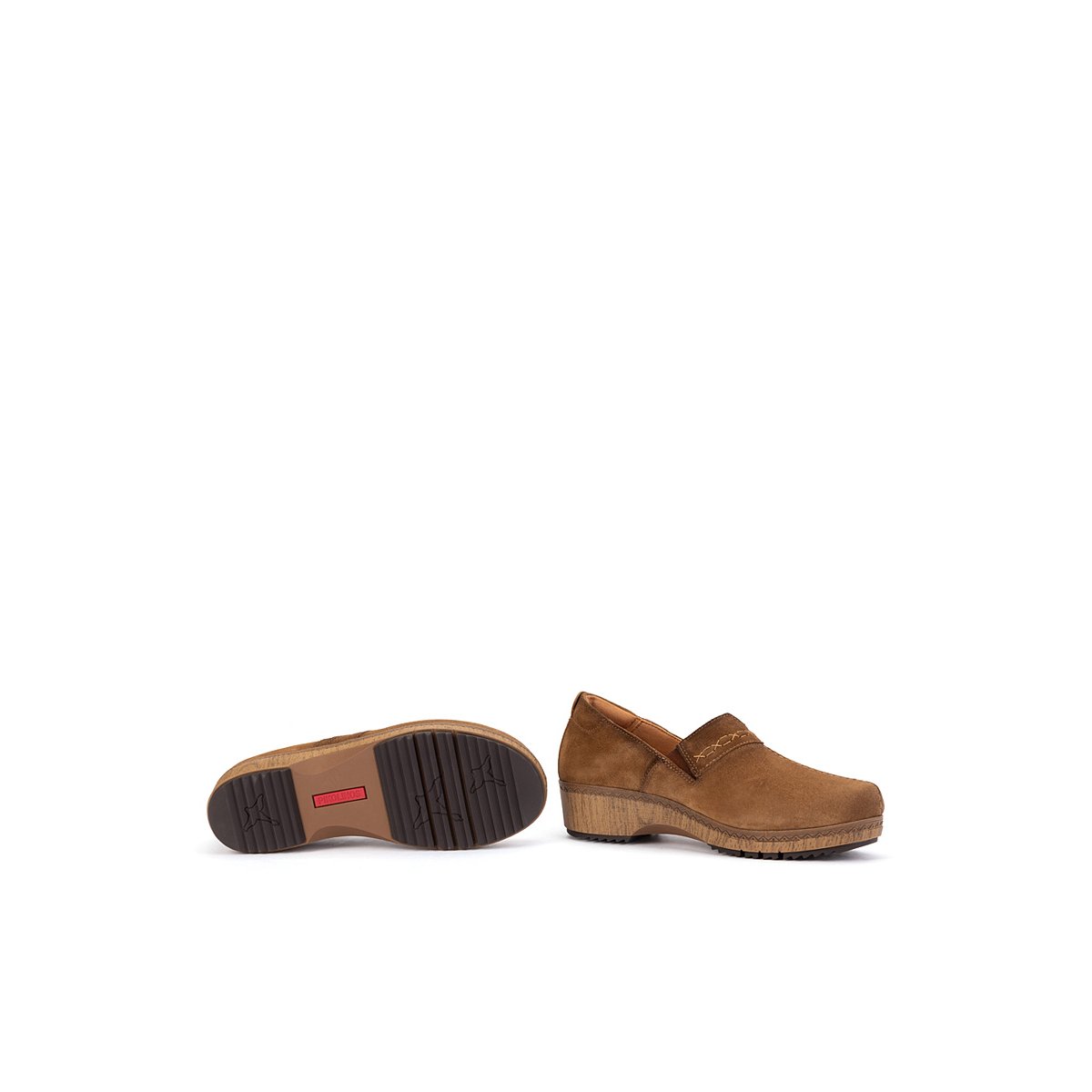 Chaussures plates cuir Granada brandy, PIKOLINOS