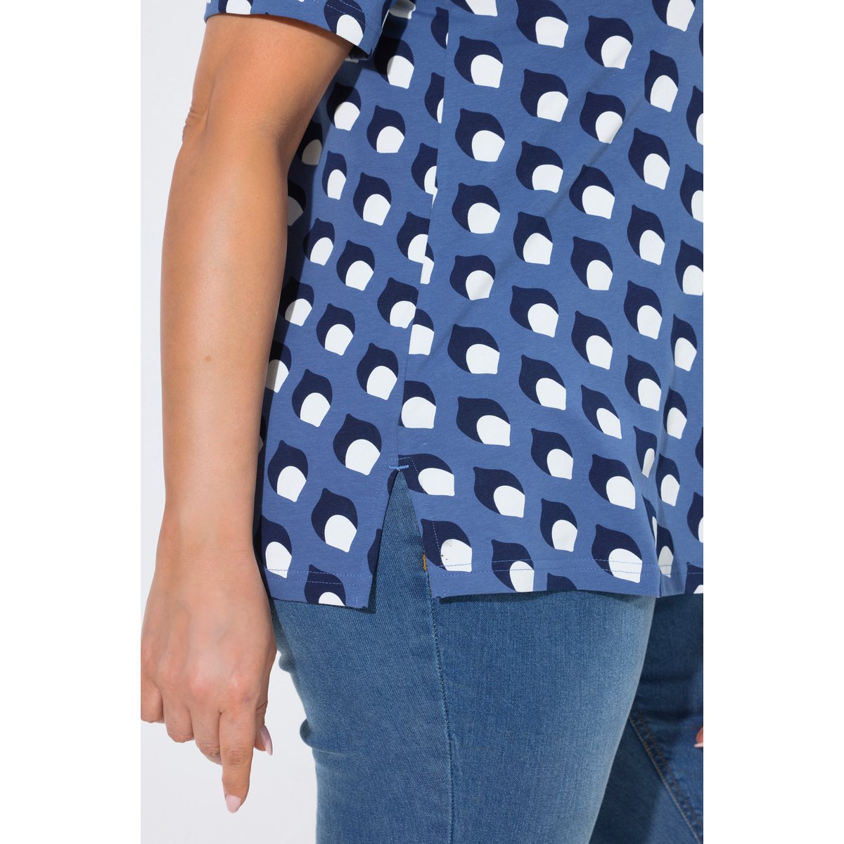 T-shirt avec imprimé bleu voile clair, ULLA POPKEN