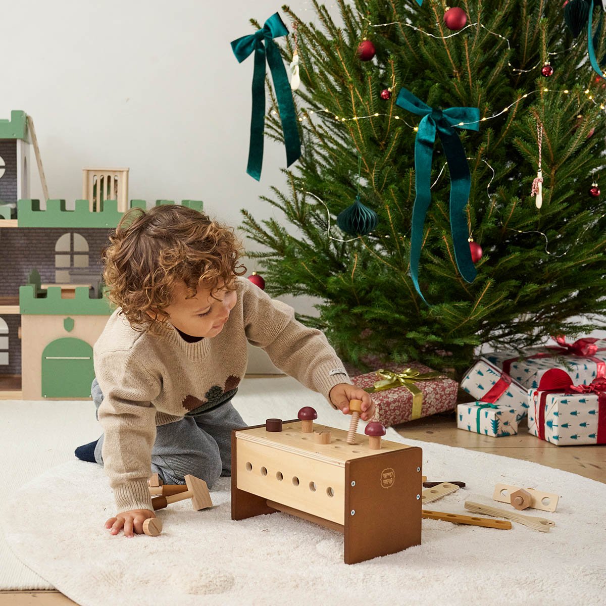 Boîte à outils NOYER noyer foncé, PETITE AMELIE