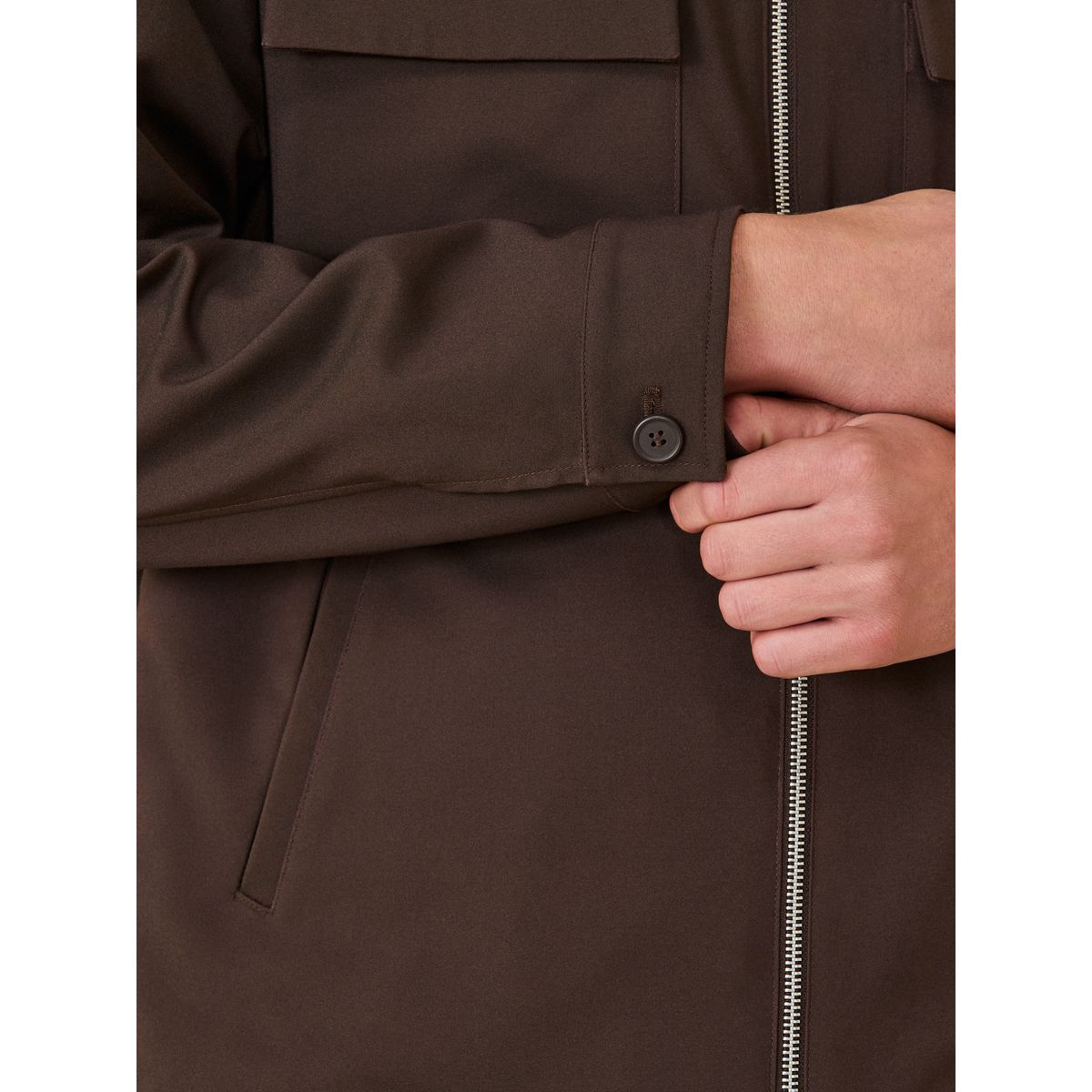 Veste technique stretch n. premium marron chocolat, NEXT