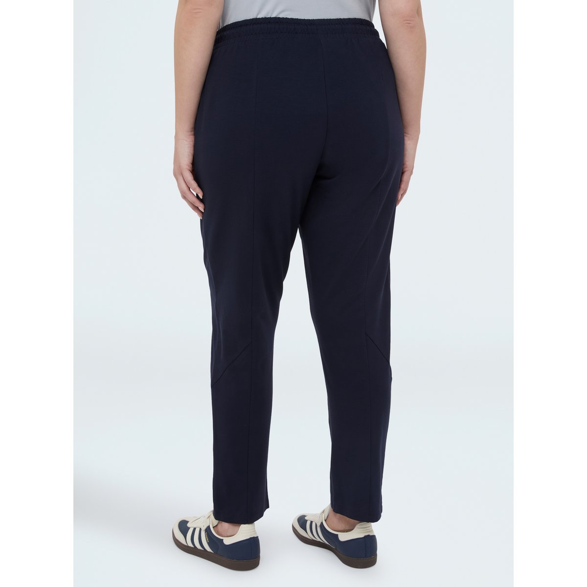 Pantalon de jogging en molleton avec cordon de serrage bleu, FIORELLA RUBINO
