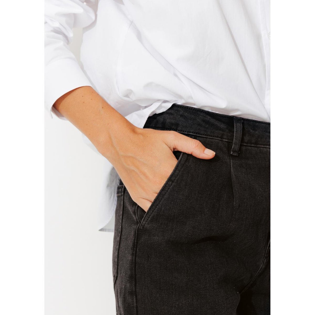 OSCAR jean slouchy noir, PROMOD