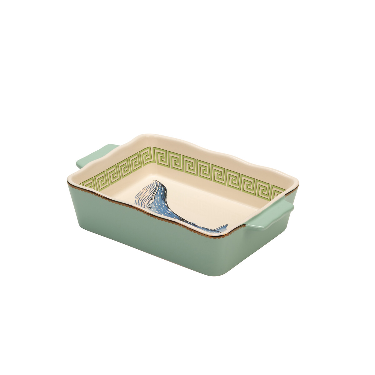 26cm Rectangular Whale Roasting Dish multi-coloured, YVONNE ELLEN
