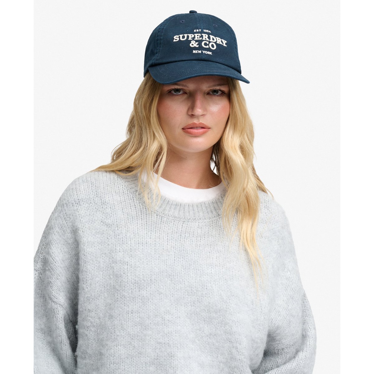 Casquette Baseball Company Logo Classique bleu marine éclipse, SUPERDRY