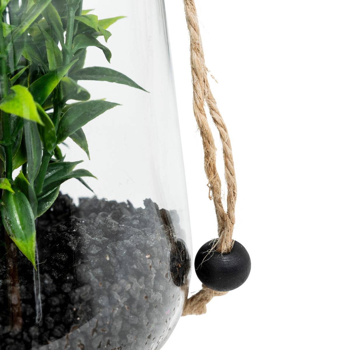 Terrarium artificiel suspendu FAMILY CORNER vert, ATMOSPHERA