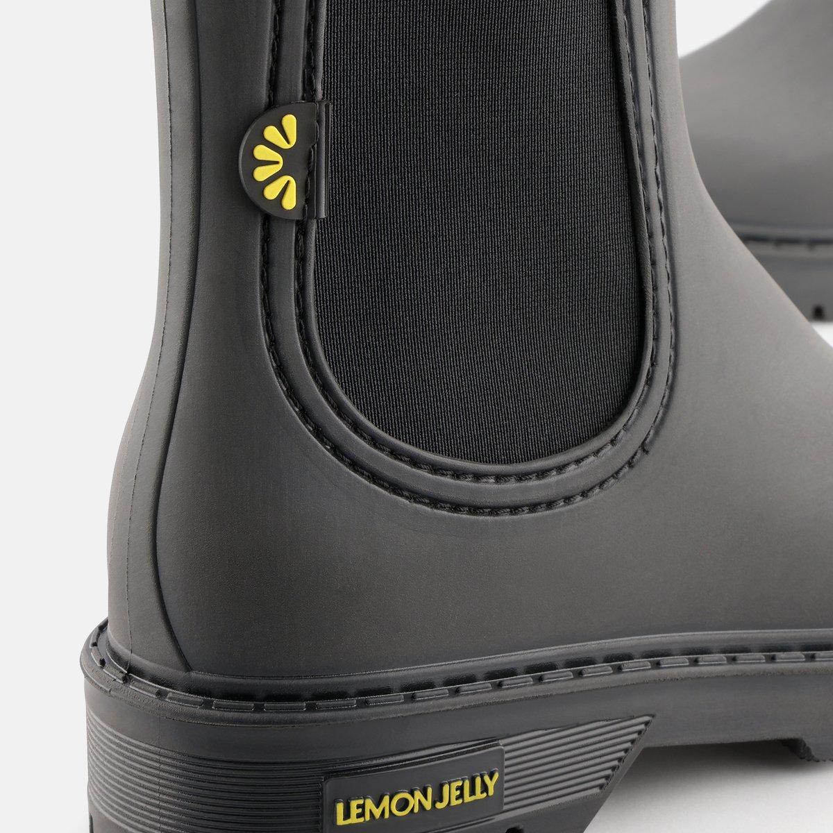 Chelsea boots mates femme LYANA noire, LEMON JELLY