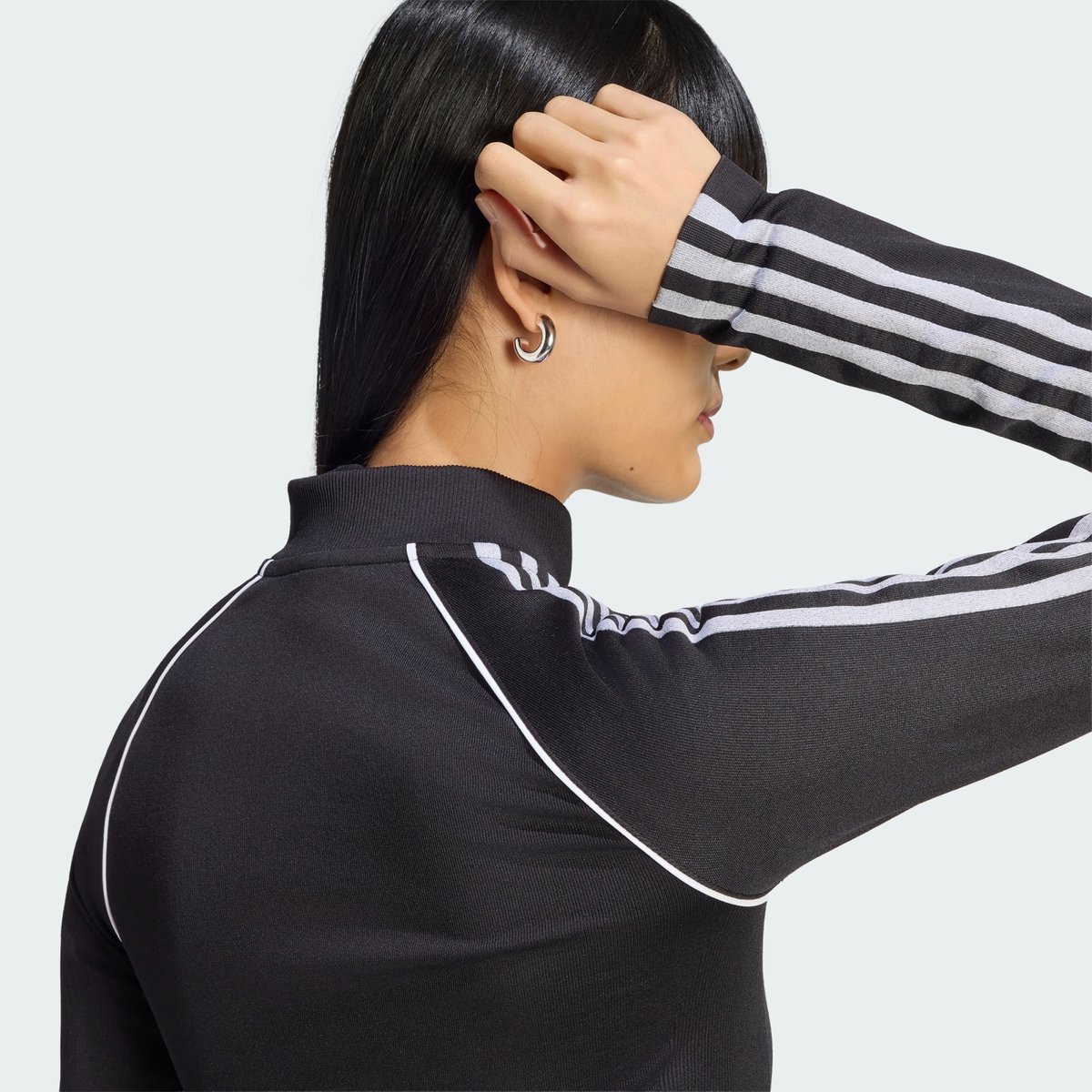 Veste De Survêtement Seamless Essentials 3 Stripes Veste De Survêtement Seamless Essentials 3 Stripes black, adidas Originals