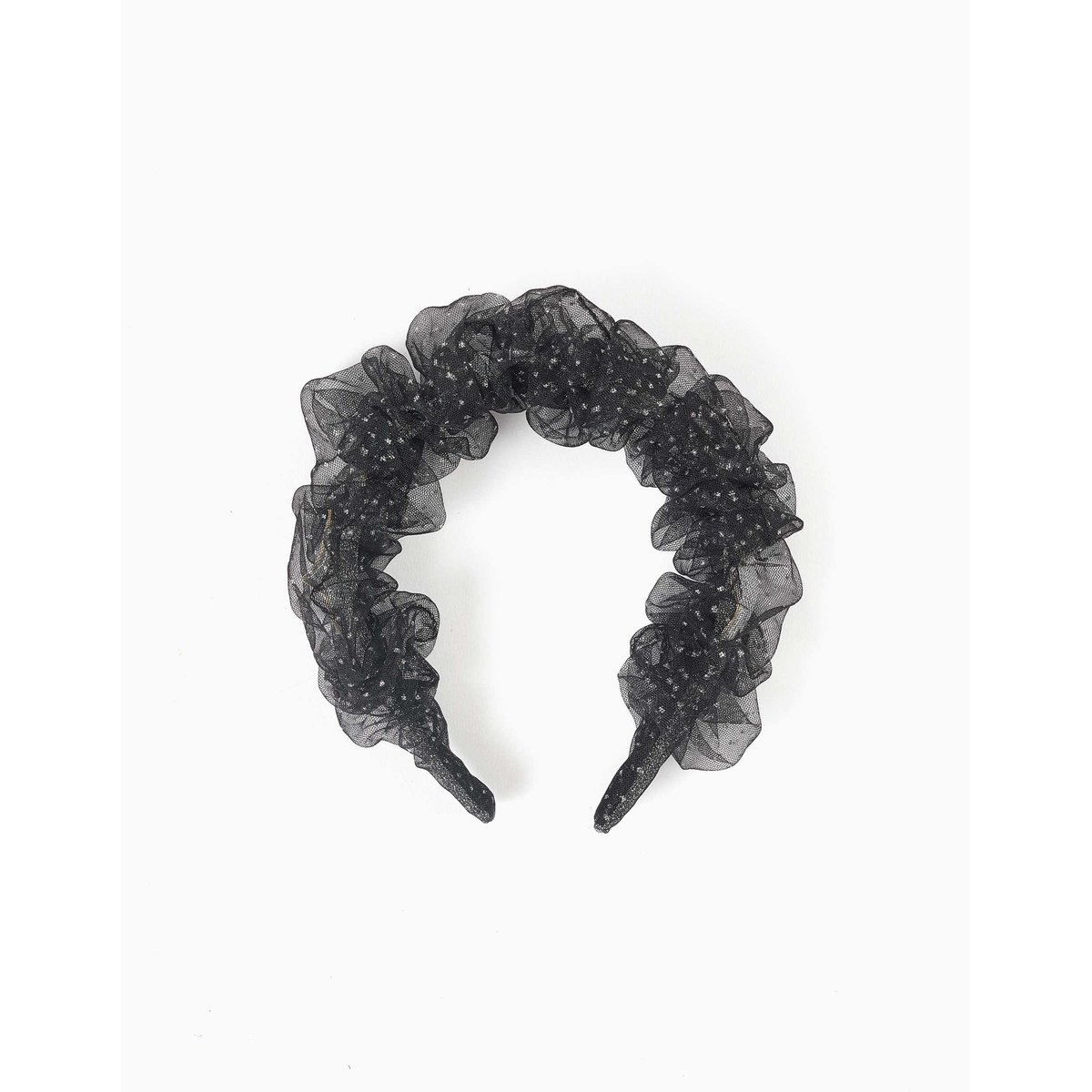 Serre-tête en tulle avec étoiles et lunes noir, ZIPPY