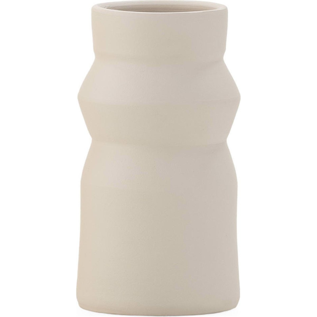 Vase sculptural en argile gris, RECOLLECTION