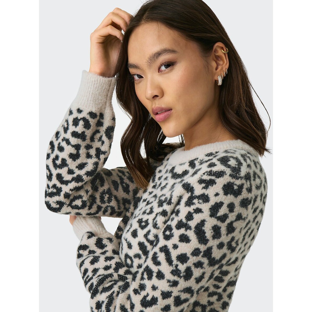 Crew Neck Jumper beige, JDY