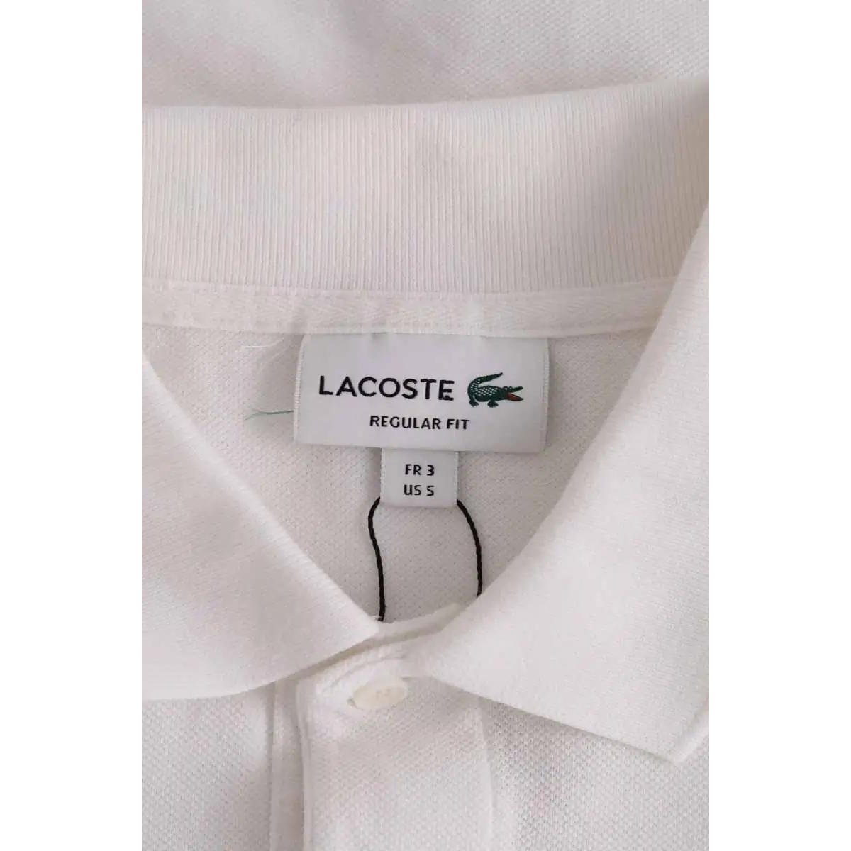 Polo - Très Bon État blanc, LACOSTE