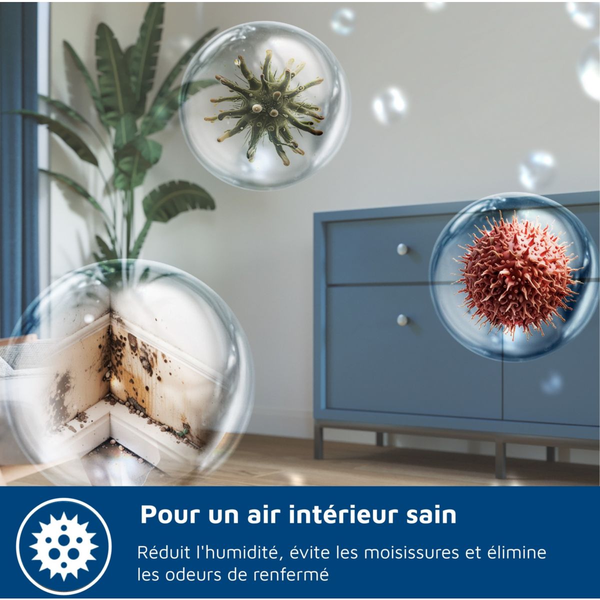 Deshumidificateur Sahara+ DE3306/11 Série 3000 couleur unique, PHILIPS