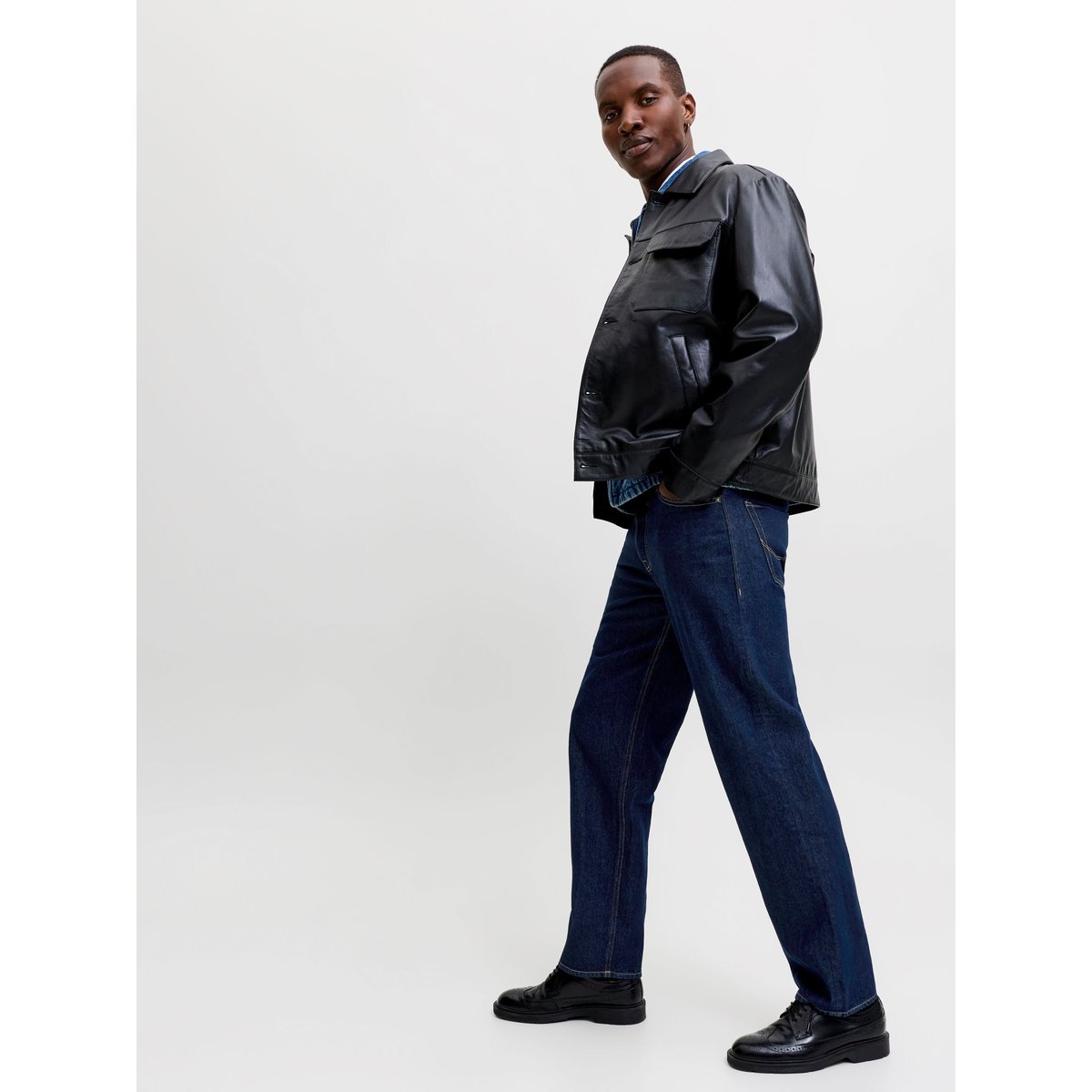 Jean À Coupe Ample blue denim, JACK & JONES