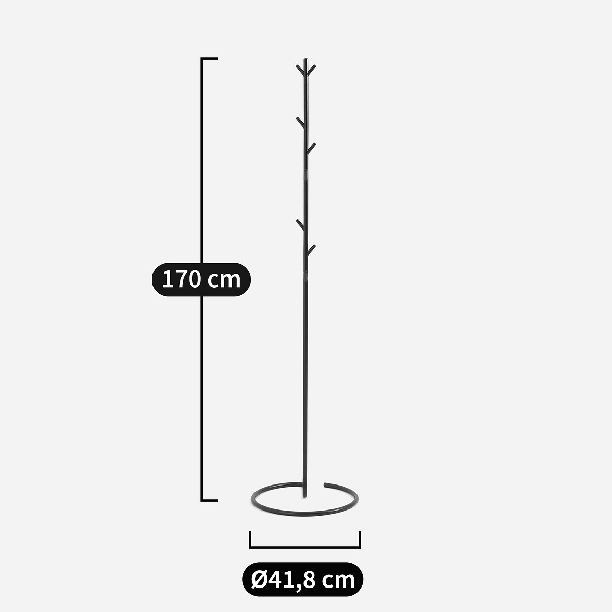 Oihan Steel Coat Rack black, AM.PM