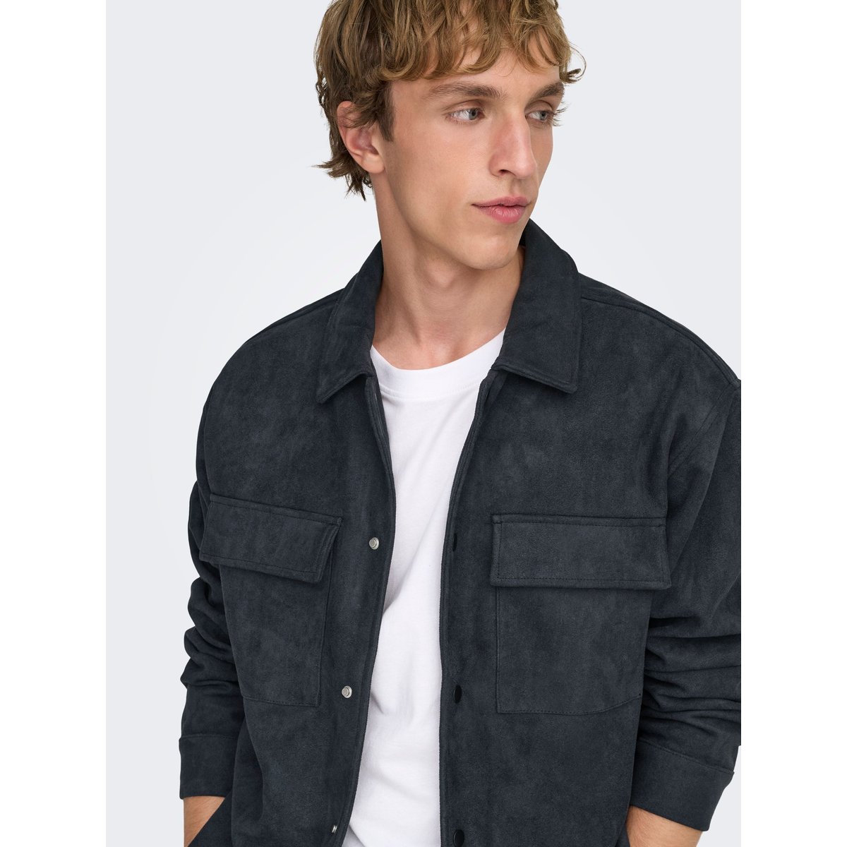 Veste-Chemise black 1, ONLY & SONS