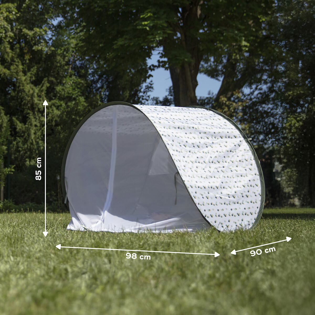 Tente anti-UV bébé haute protection vert clair, BABYMOOV