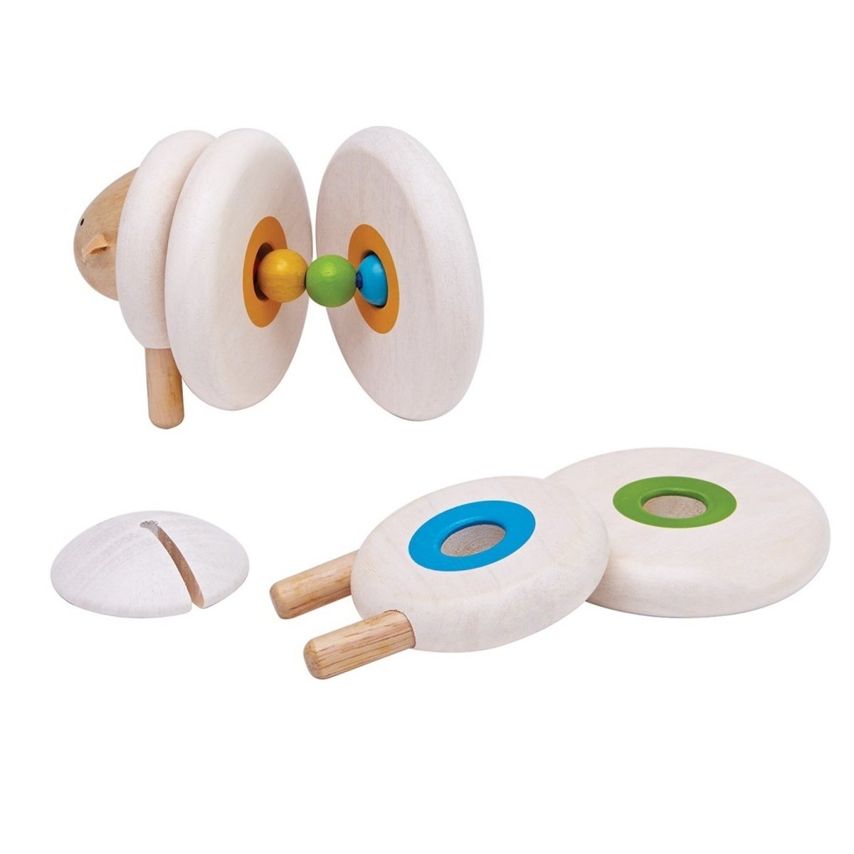 Mouton à lacer écru, PLAN TOYS