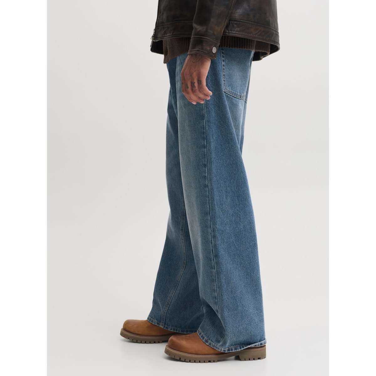 Jean À Coupe Wide blue denim, JACK & JONES