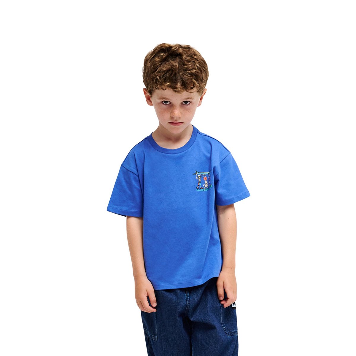 Jean baggy JAM SESSION DENIM bleu dark denim, QUIKSILVER