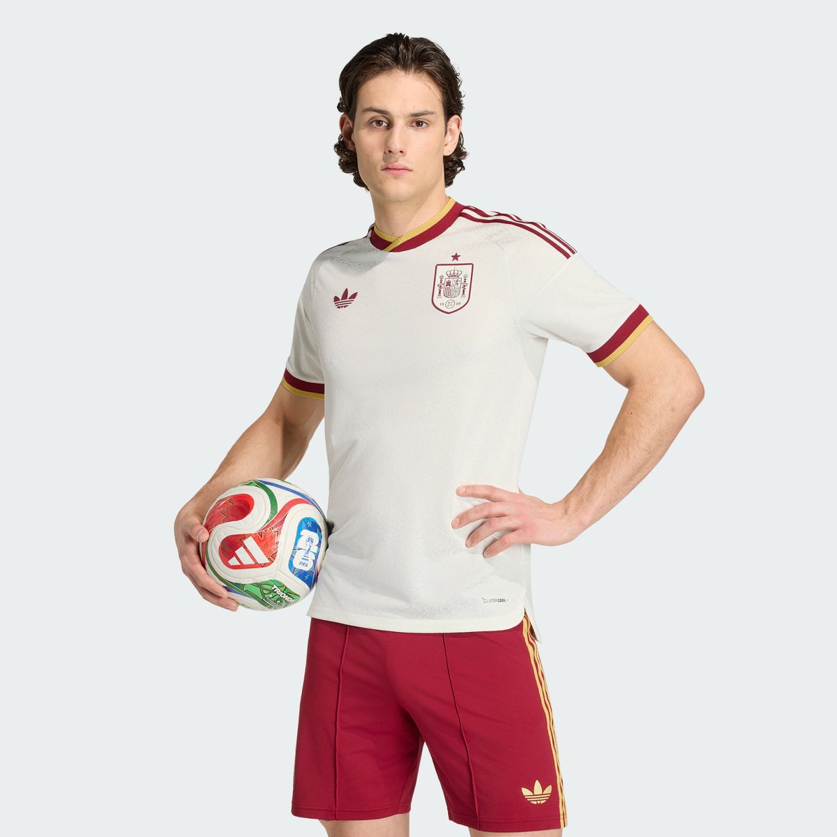 Maillot Extérieur Espagne 26 Authentique Maillot Extérieur Espagne 26 Authentique off white, adidas Performance
