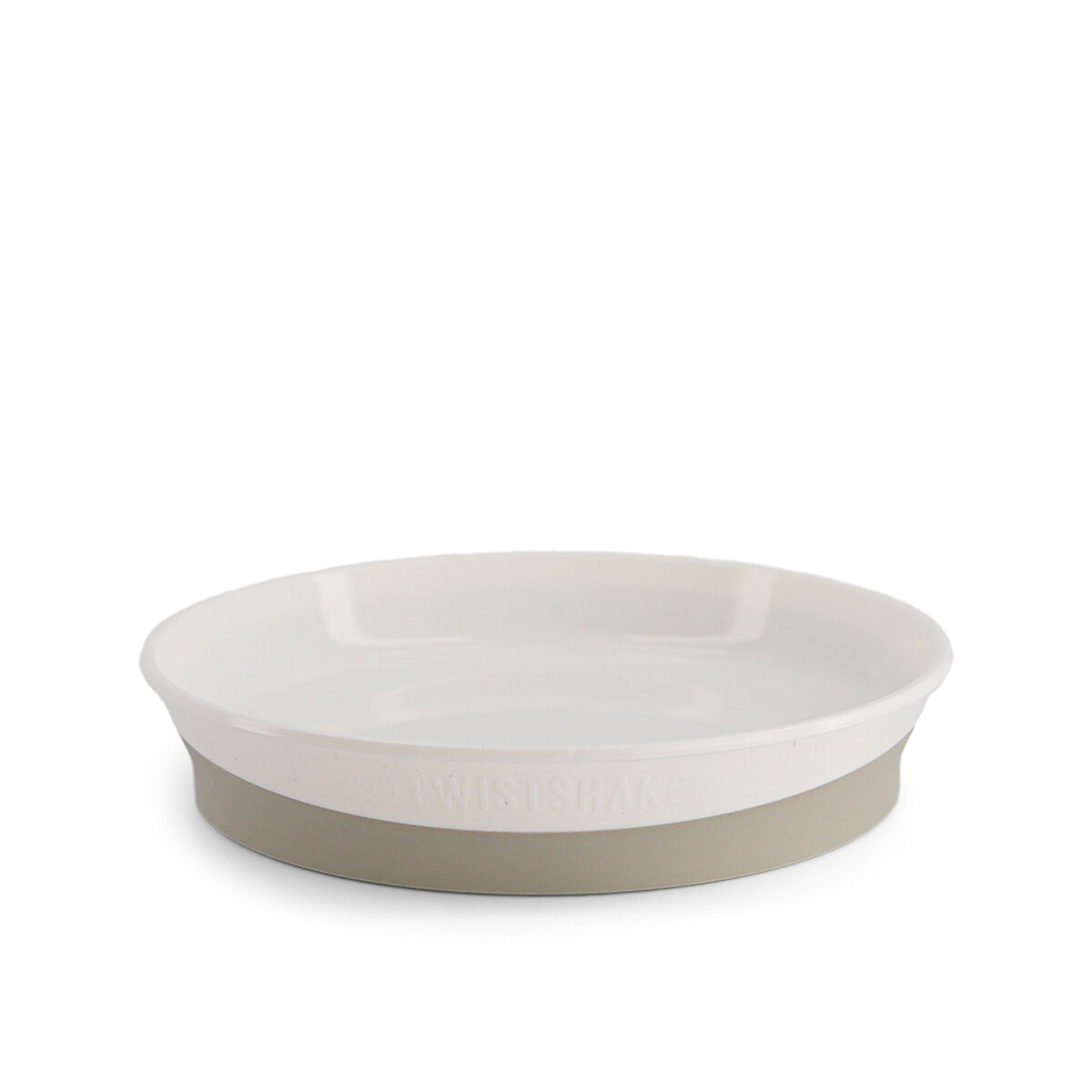 Prato, em lotes de 2, Twistshake branco, TWISTSHAKE