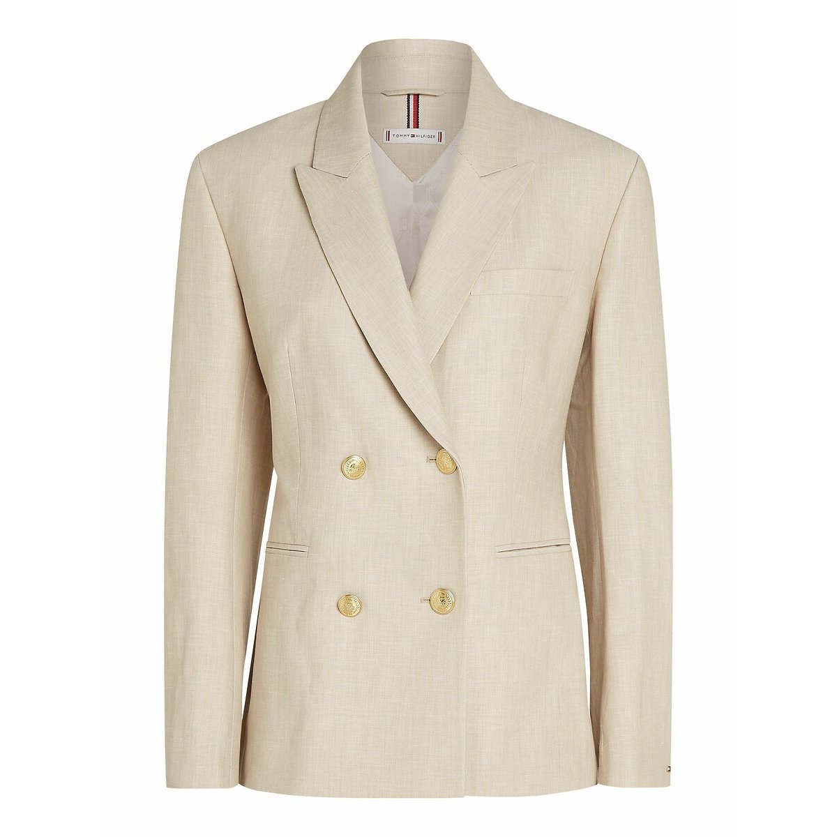 Veste croisée blazer beige, TOMMY HILFIGER