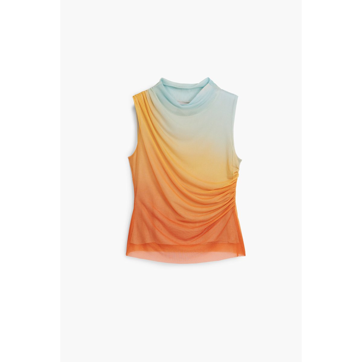 Ombre effect T-shirt orange, DESIGUAL