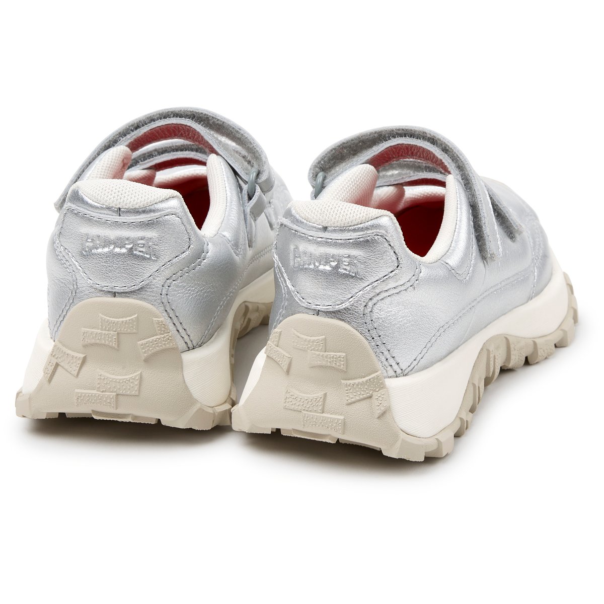 Baskets Drift Trail Smooth Leather argent 002, CAMPER