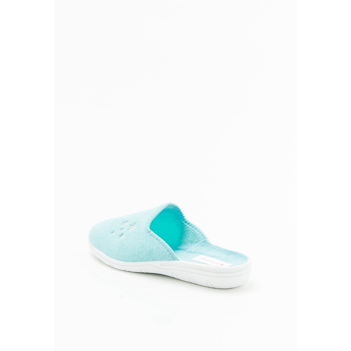 Chaussons mules bleu opaline, DAMART