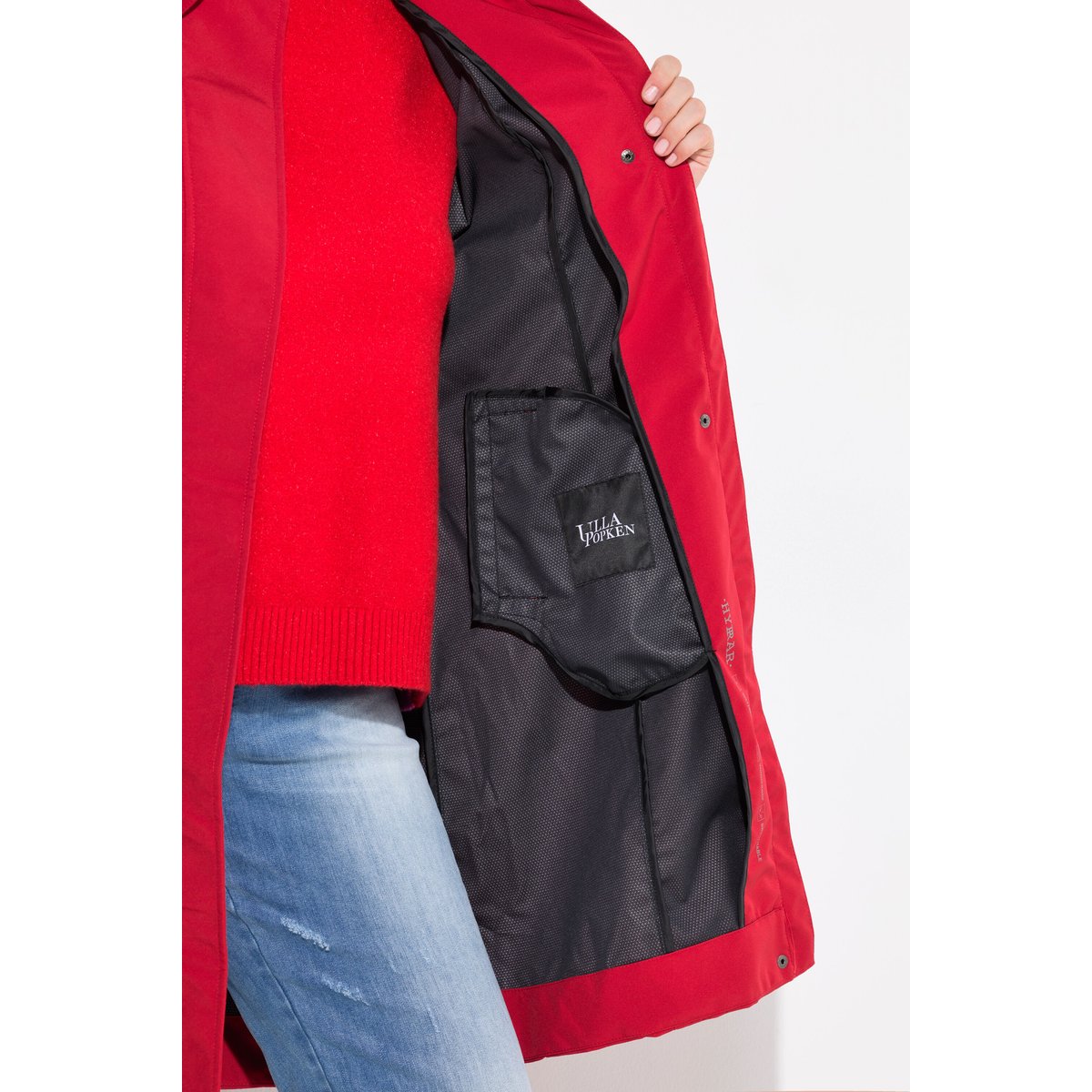Trench-coat HYPRAR, Softshell déperlant salsa, ULLA POPKEN