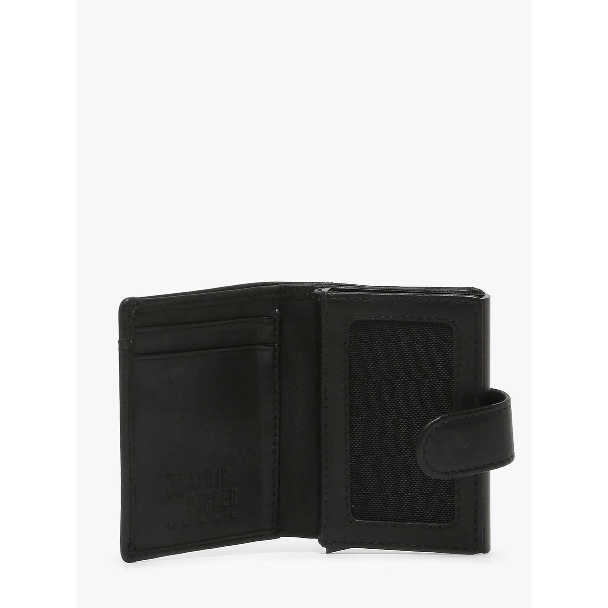 PORTE CARTES cuir black, BASILIC PEPPER