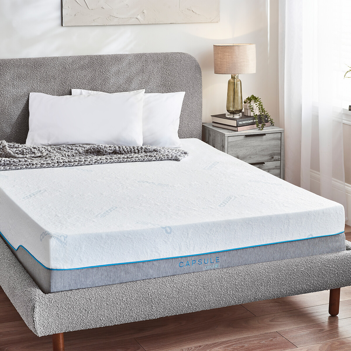 Capsule Cool Gel 1000 Pocket Spring Mattress white, SO'HOME