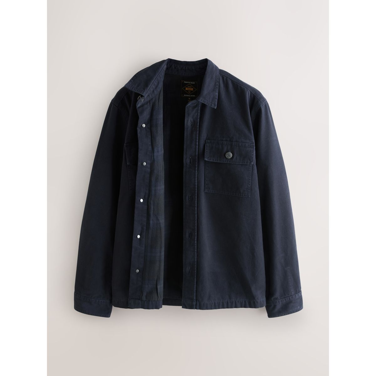 Veste à carreaux bleu marine, NEXT
