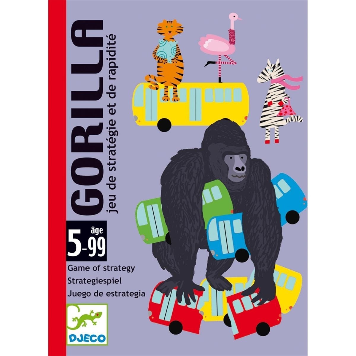 Jeu de stratégie et de rapidité Gorilla multicolore, DJECO