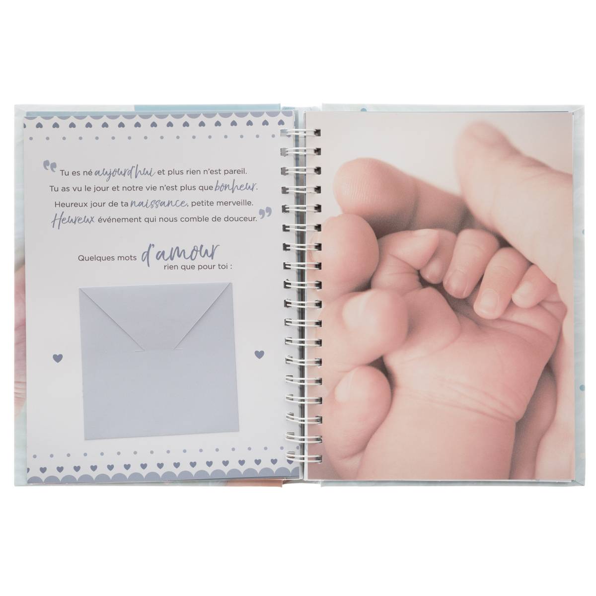 Livre de naissance IDA bleu, ATMOSPHERA