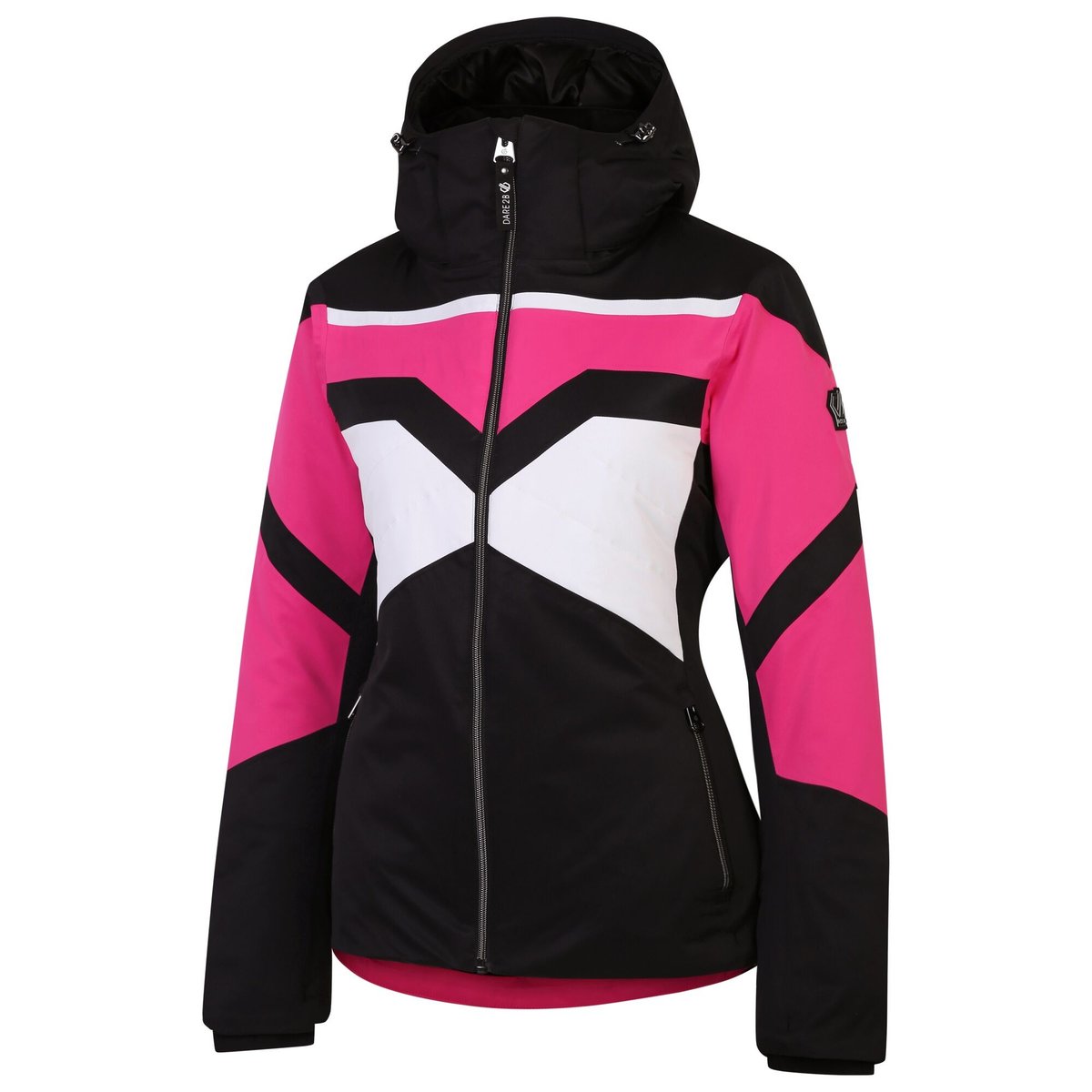 Blouson de ski à capuche ROCKER rose / noir, DARE 2B