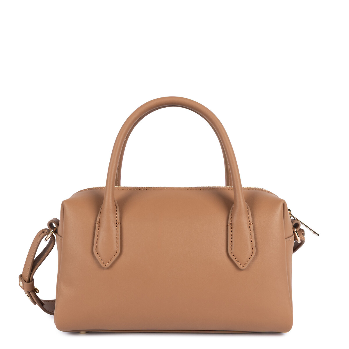 Bolso bandolera de piel con cremallera, DONNA CUBE 90006360, LANCASTER