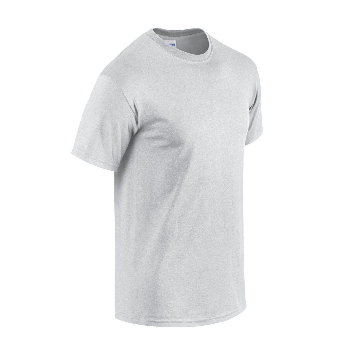 T-shirt uni manches courtes HEAVY COTTON gris cendre, GILDAN